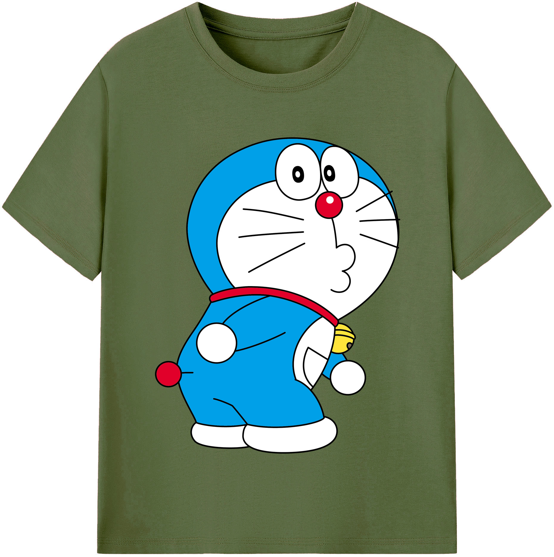（画像用） ドラえもん Doraemon 綿100％半袖Tシャツ（フロントプリント）